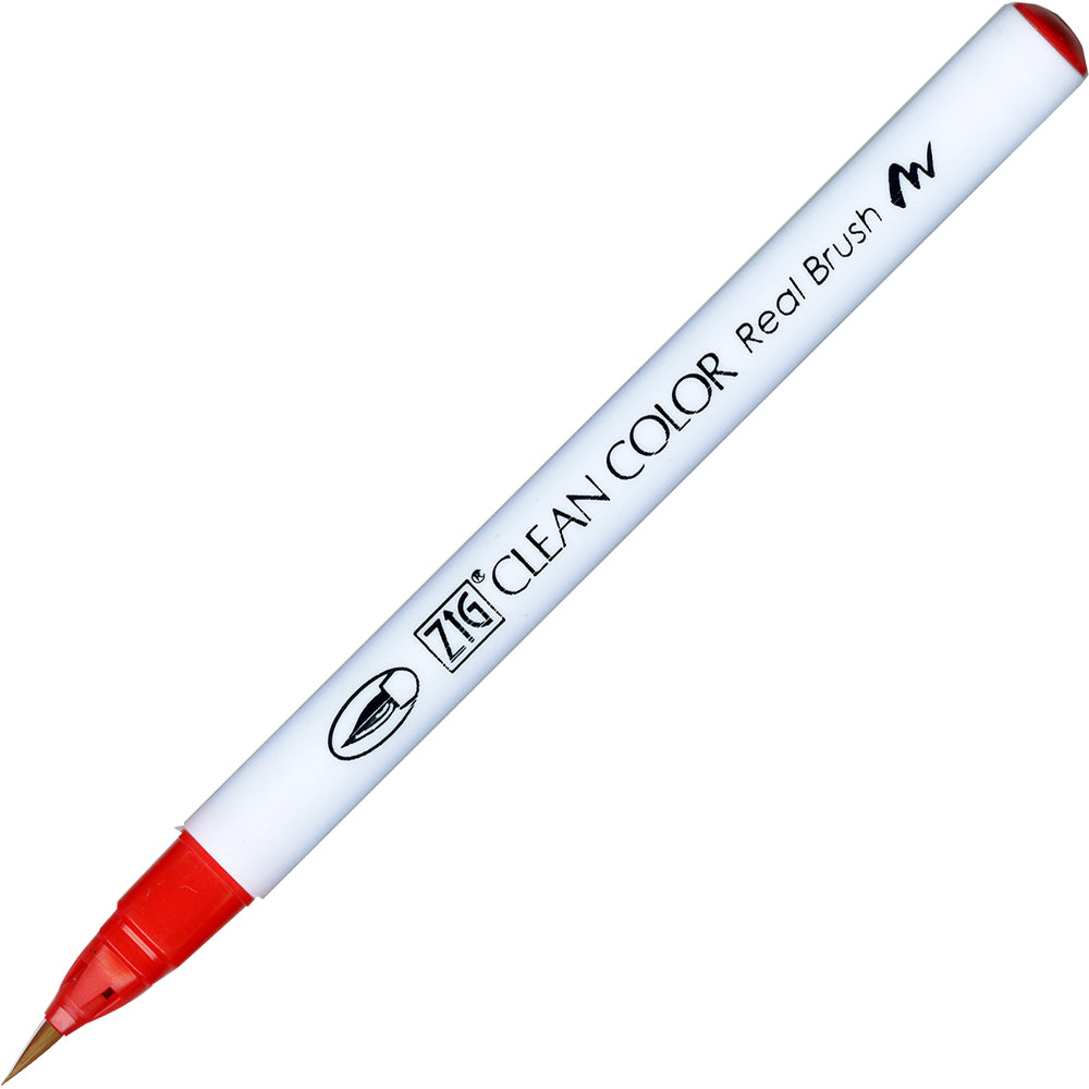 Caneta Pincel Kuretake Zig Clean Color Real Brush Carmine Red 022